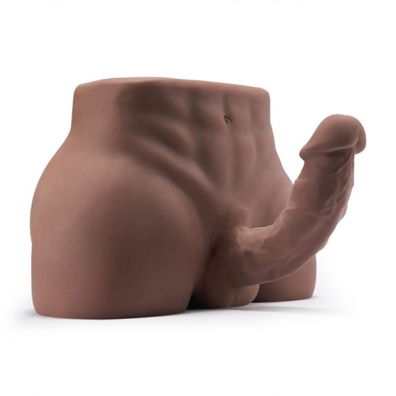 8.5lb Hunky Unisex Male Realistic Butt with Bendable Penis Anal Entry Y5340-BR-4