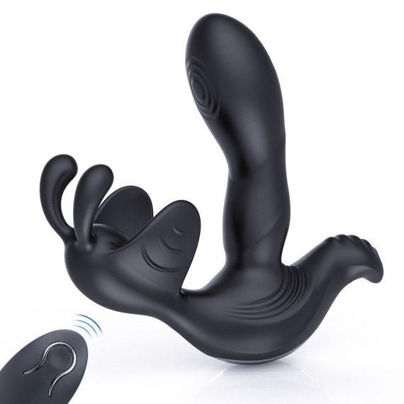 ACMEJOY Tapping Tip Triple Stimulation 7 Vibrating Prostate Massager Y6451-B-4