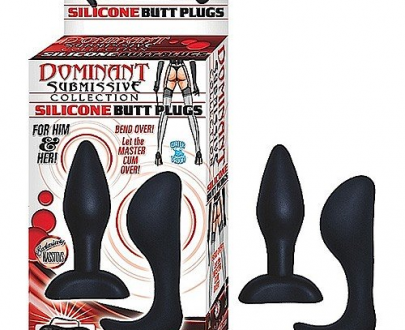 Dominant Submissive Silicone Butt Plugs - Default 782631237009
